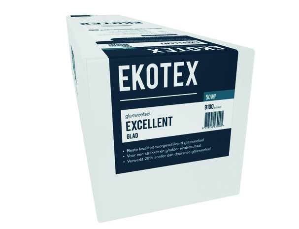 Ekotex glasweefsel glad 